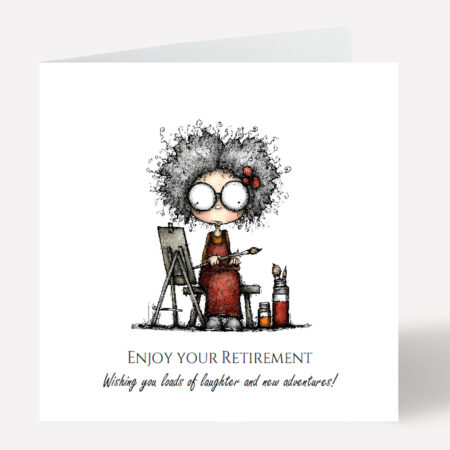 Happy Retirement Painter Card 1004