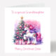 Unicorn Christmas Card 1017