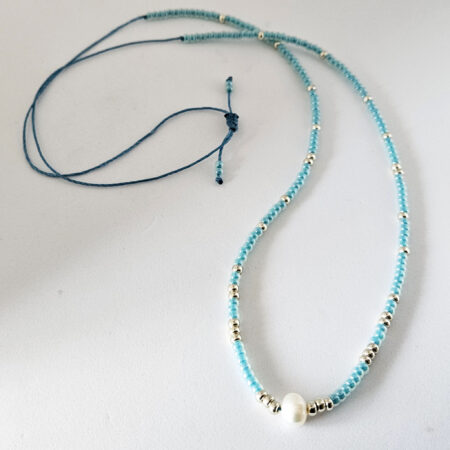 Dainty Seabreeze Beaded Necklace 601
